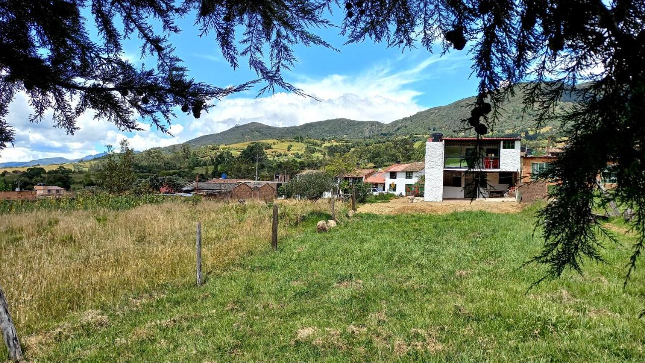Hospedaje Y Camping Del Rio Monguí Zewnętrze zdjęcie