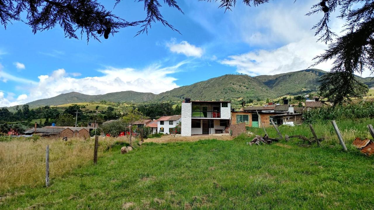 Hospedaje Y Camping Del Rio Monguí Zewnętrze zdjęcie